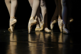 benen van balletdansers 