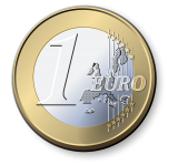 munt van één euro 